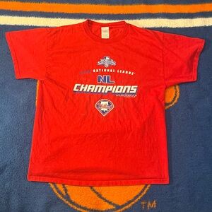 VINTAGE 2008 PHILLIES WORLD SERIES T SHIRT